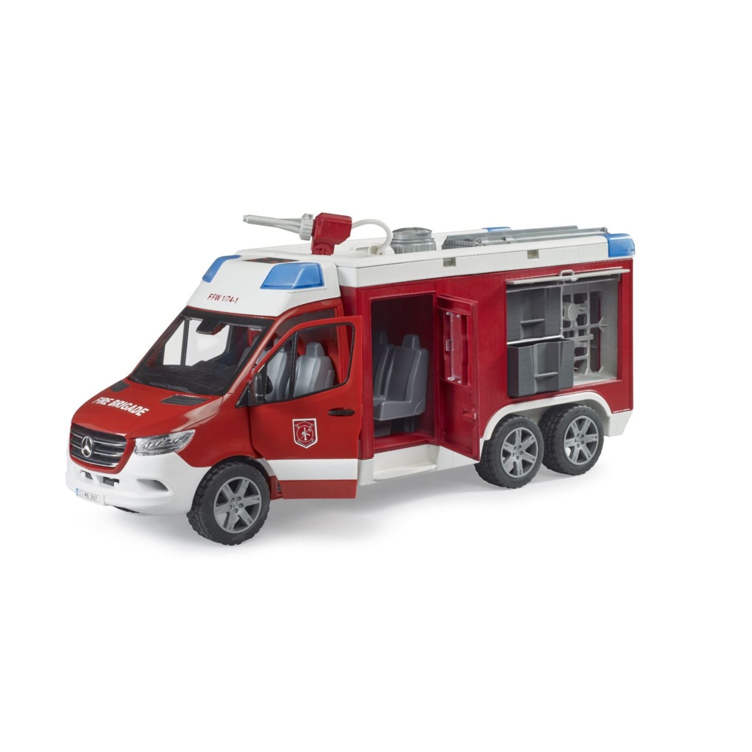 Mercedes-Benz Sprinter Fire Engine With Light & Sound Module (48cm Long)