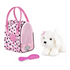 PUCCI PUPS - PINK POLKA DOT PRINT BAG with MALTESE PUP