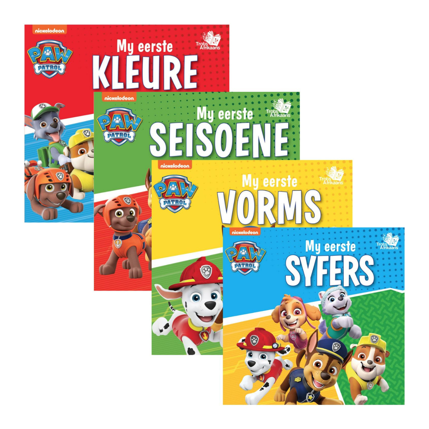 Paw Patrol - Trots Afrikaans My Eerste Boek Stel van 4