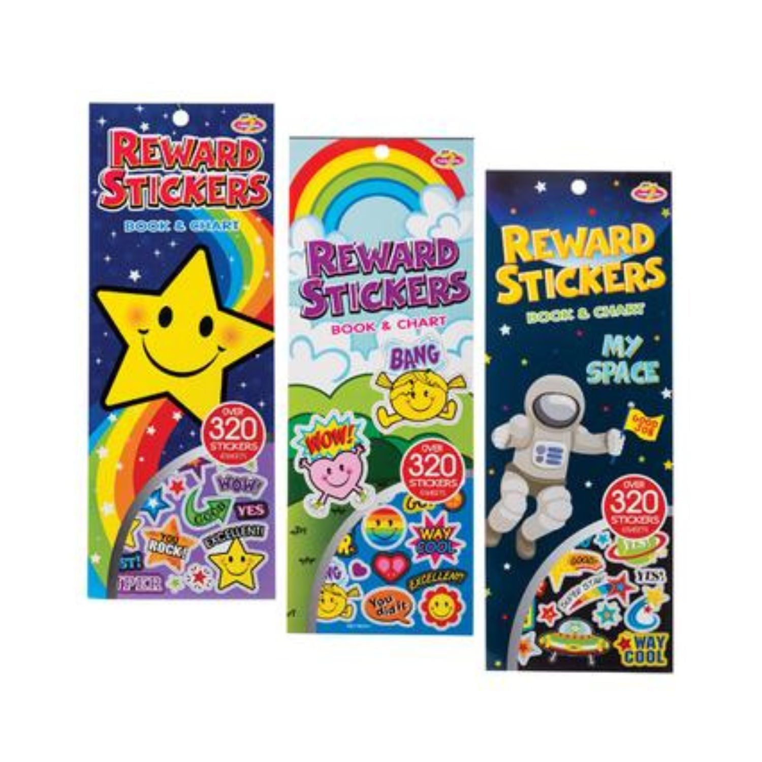 Teacher Reward Sticker Pad - 320 Star Stickers