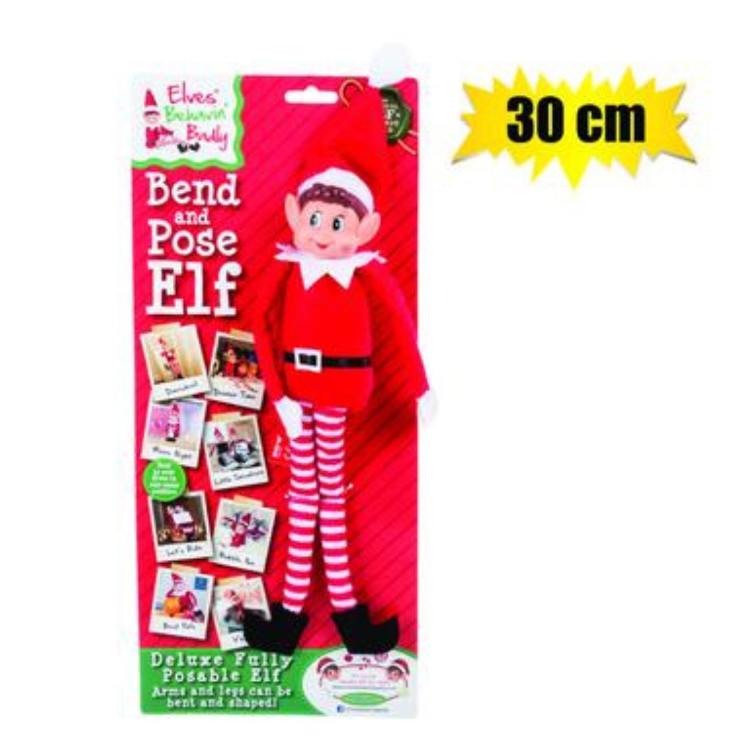 Xmas Naughty Elf Poseable 30cm