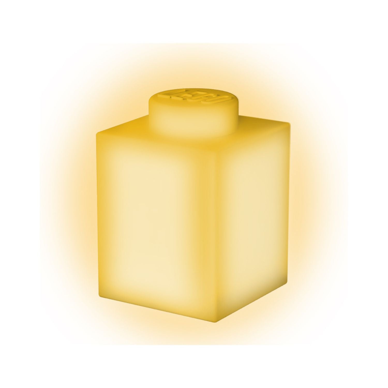 LEGO Iconic 1x1 Silicone Brick Nite lite Yellow