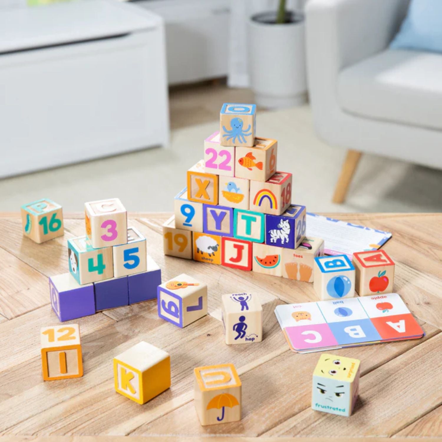 Melissa & Doug Ms Rachel Blocks & Activity Cards