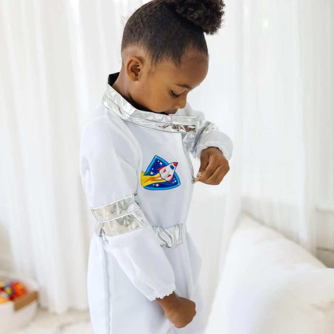 Melissa & Doug Astronaut Role Play Outfit and Rocket Tent