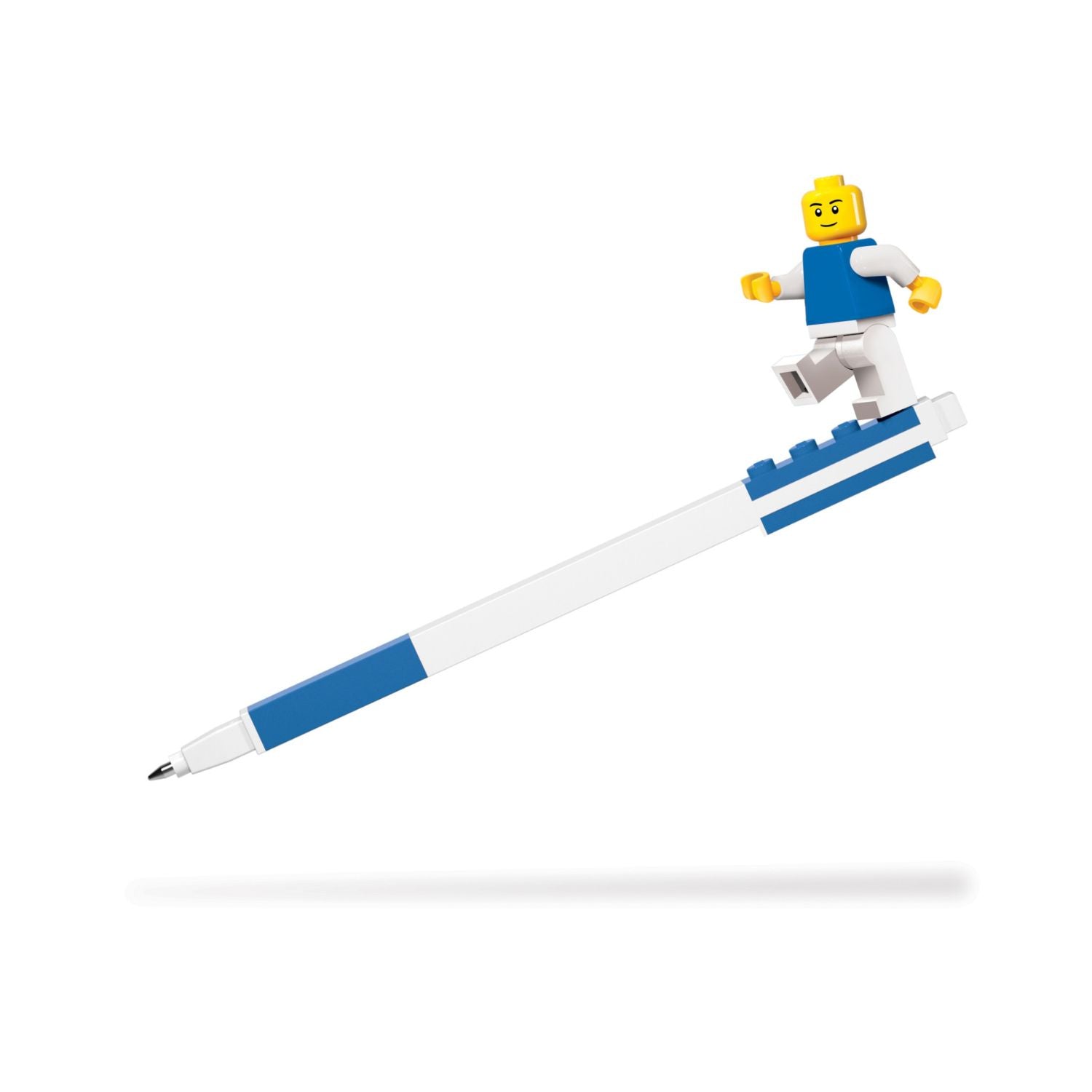 LEGO 2.0 Blue Gel Pen with Minifigure