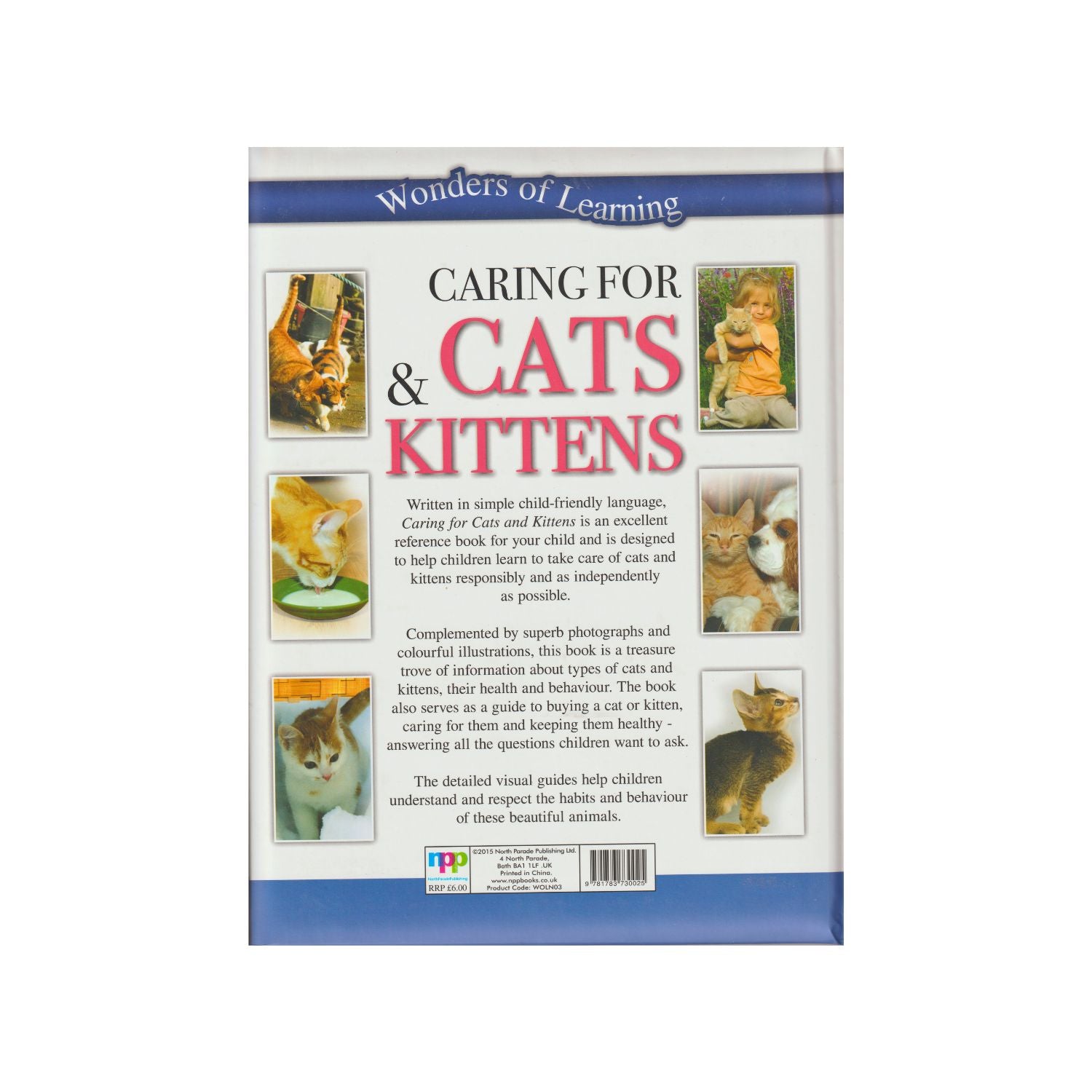 Wonders of Learning Book - Caring for Cats and Kittens