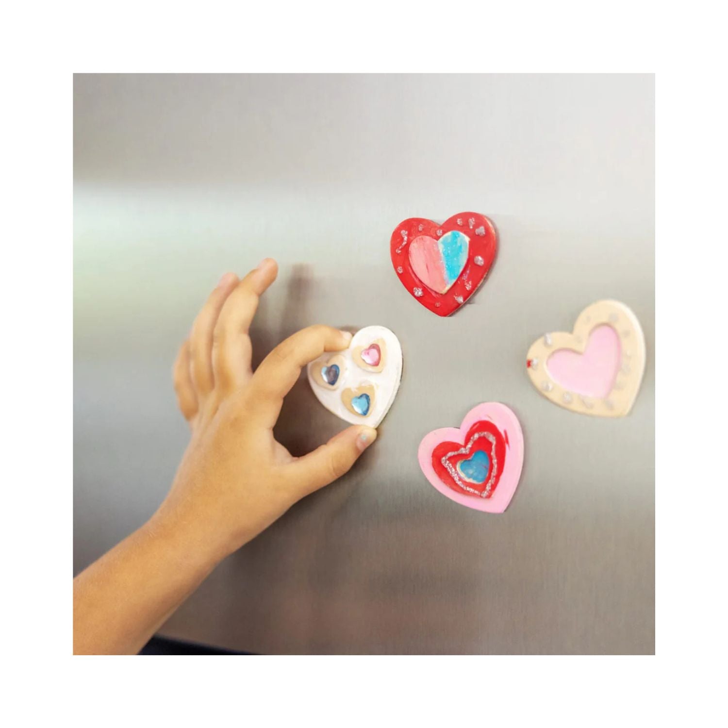 Melissa & Doug Wooden Heart Magnets