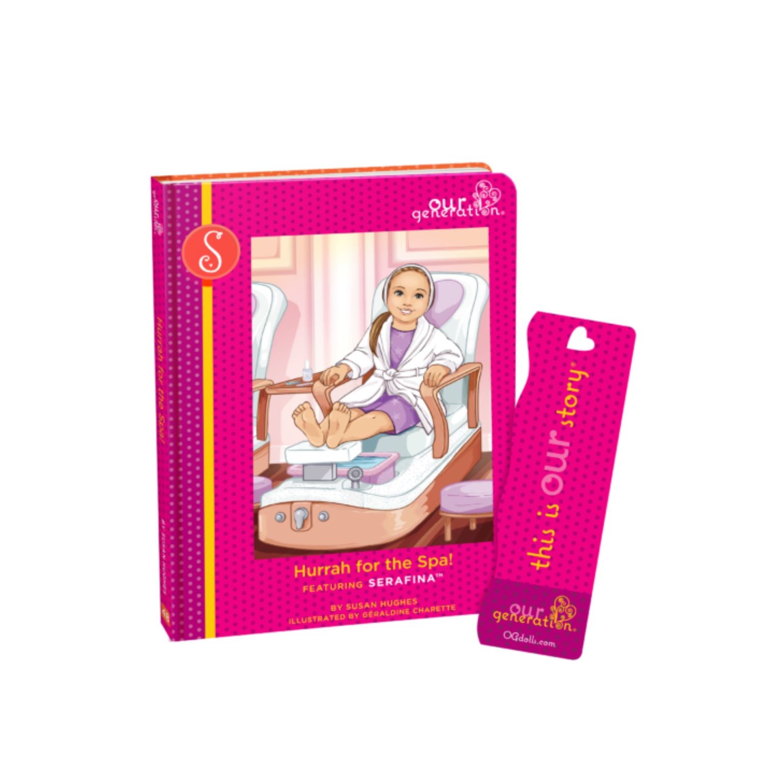 Our Generation Doll Deluxe Doll Serafina with Book