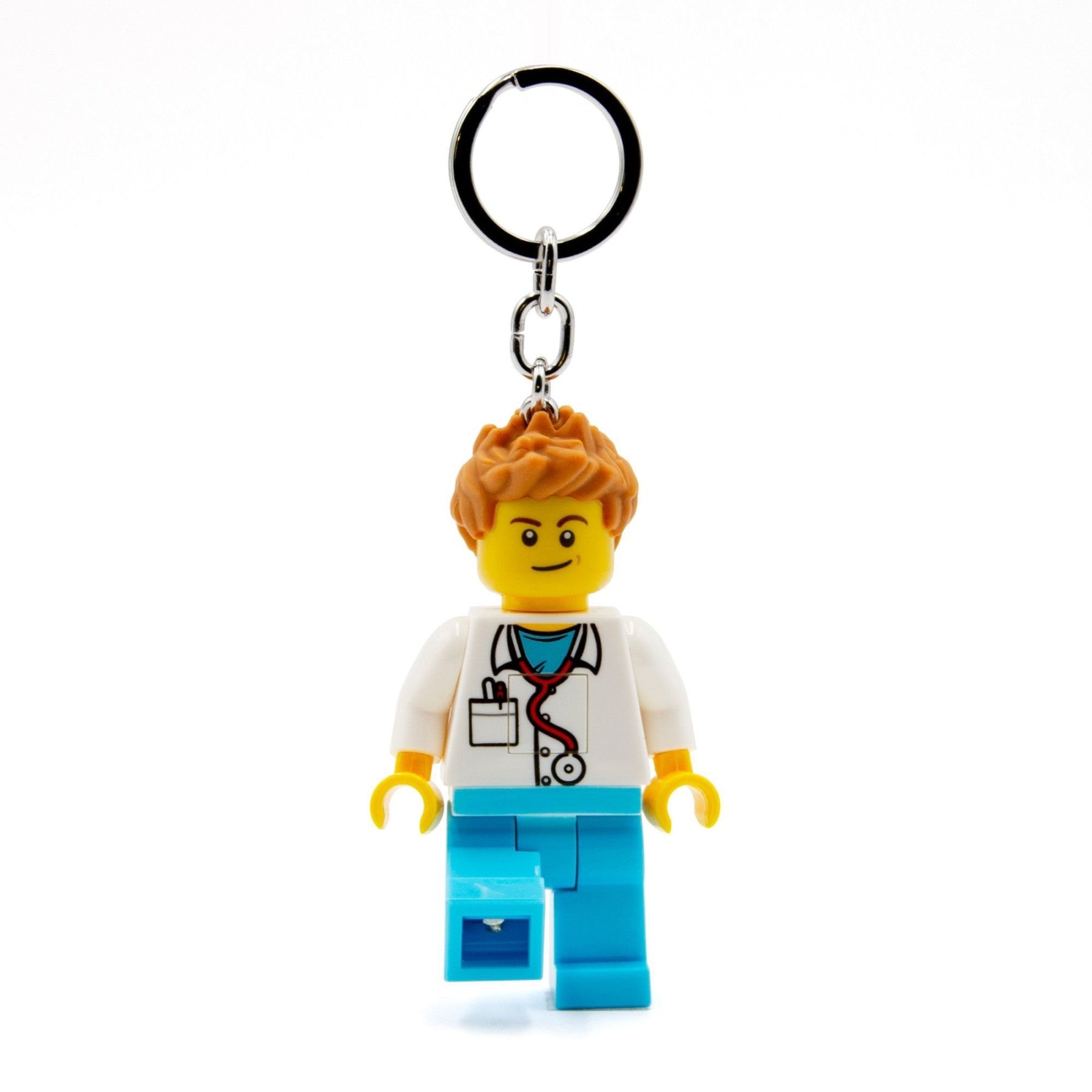 LEGO Iconic - Male Doctor Key Chain Light (7.3cm Tall)