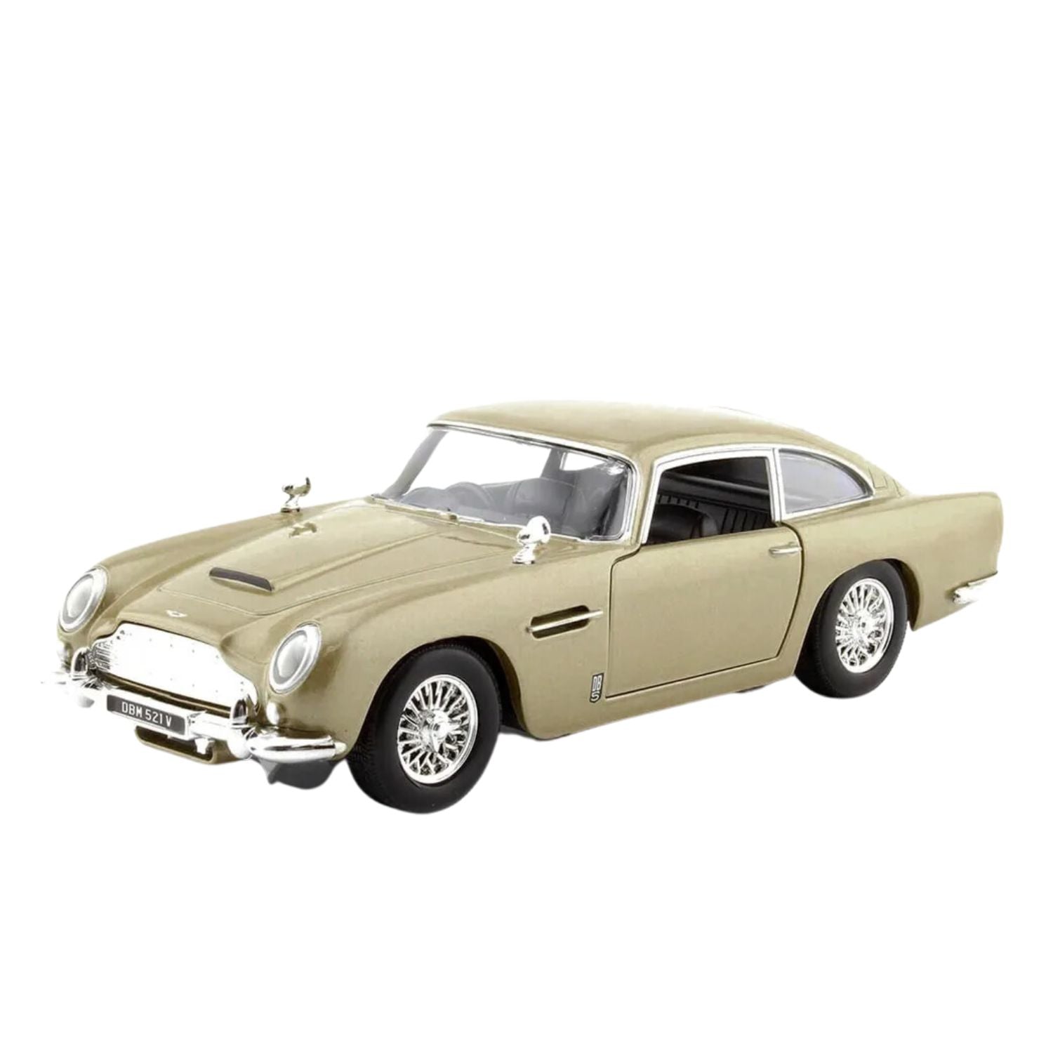 Motormax 1:24 Scale Aston Martin DB5 Diecast Model - Autumn Gold