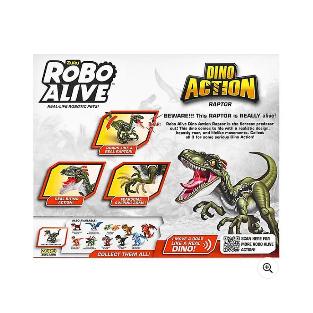 Robo Alive Dino Action Raptor