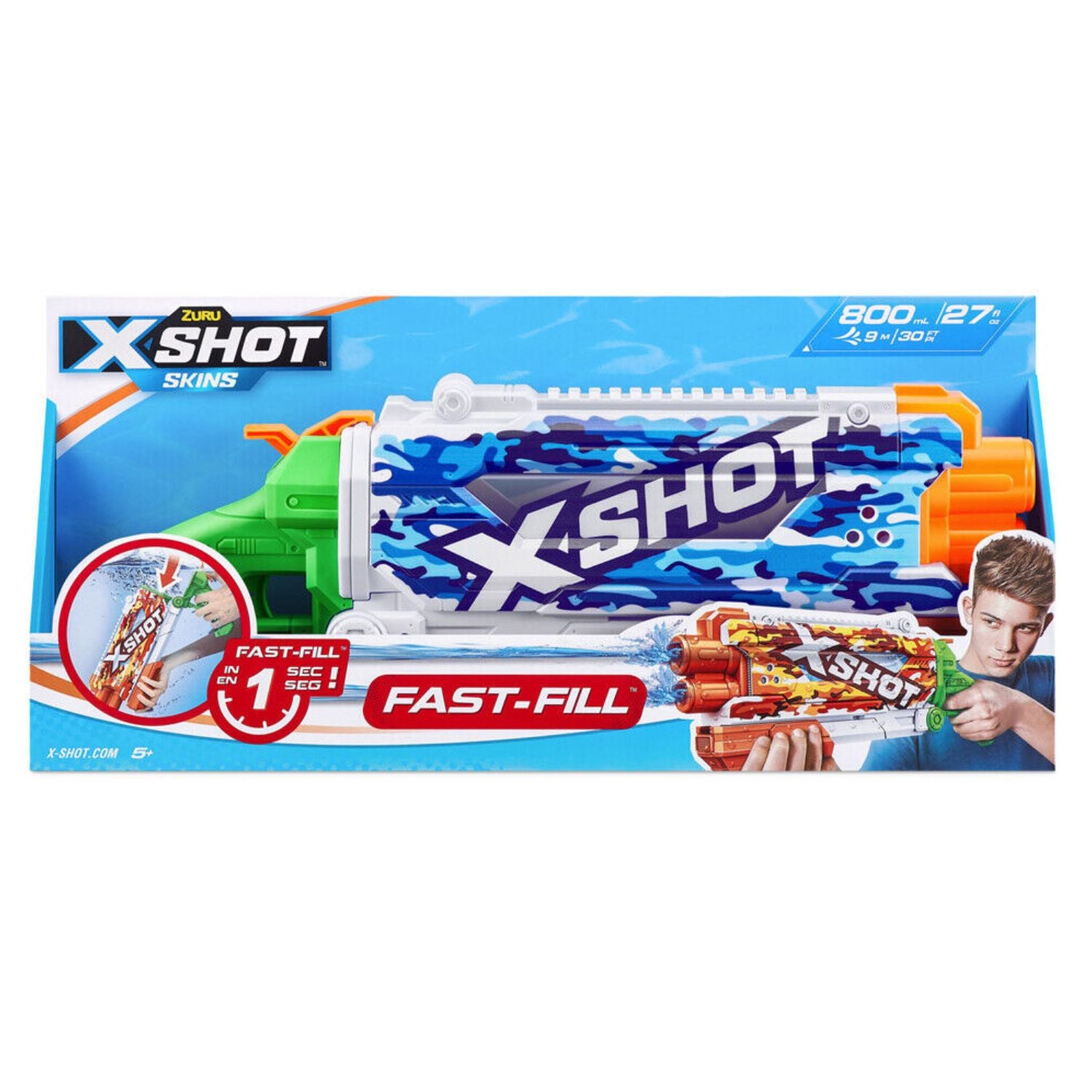 ZURU X-Shot Water - Shotgun Fast-Fill