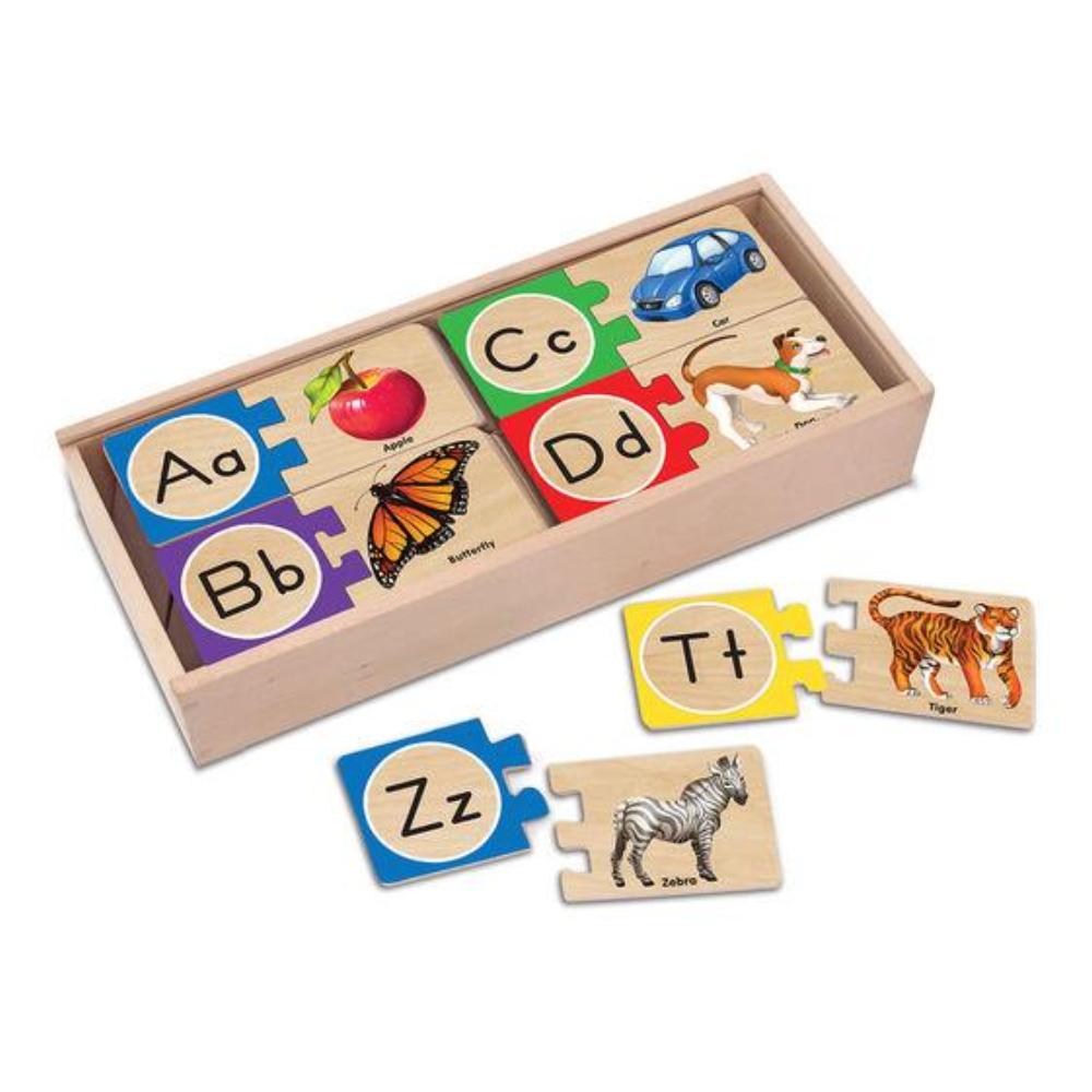 Melissa & Doug Self-Correcting Alphabet Letter Puzzles