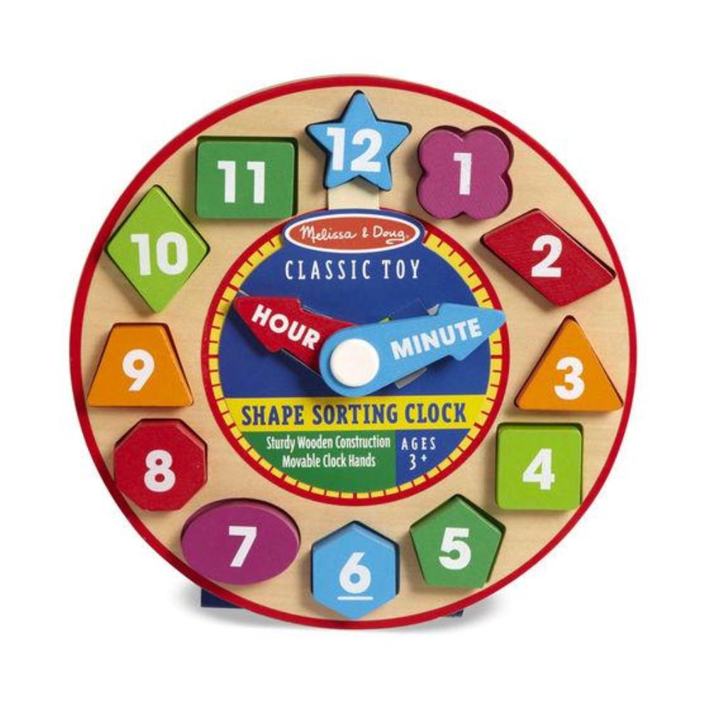 Melissa & Doug Shape Sorting Clock