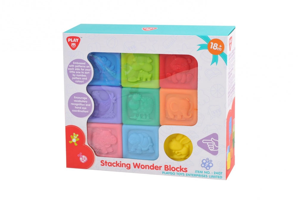 PlayGo Stacking Wonder Blocks (9 PCE)