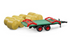 Bruder Bale Transport Trailer With 8 Round Bales