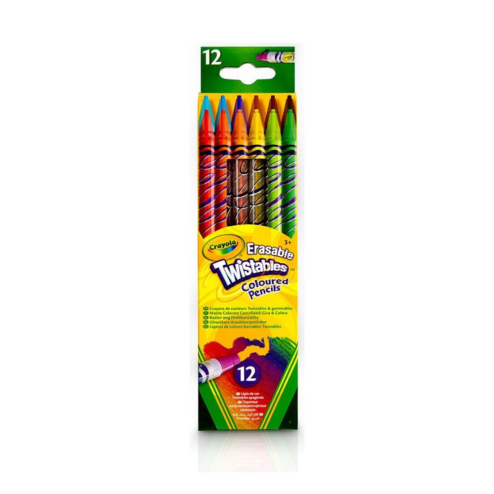 Crayola - 12 Erasable Twistable Pencils