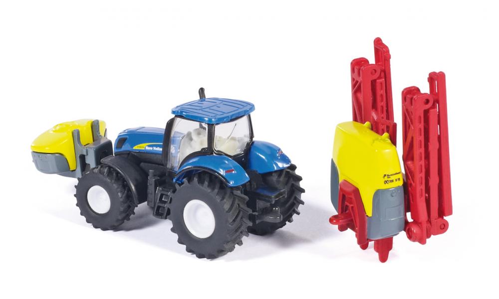 Siku New Holland Tractor with Kverneland Crop Sprayer 1:87