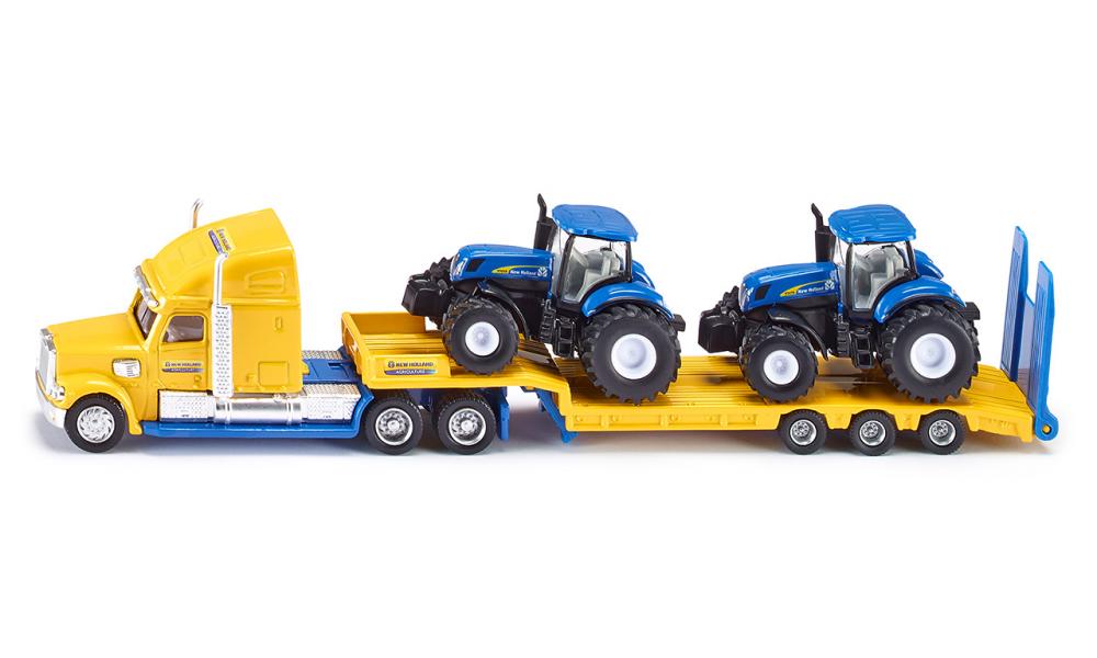 Siku US Truck with New Holland Tractors - Scale 1:87