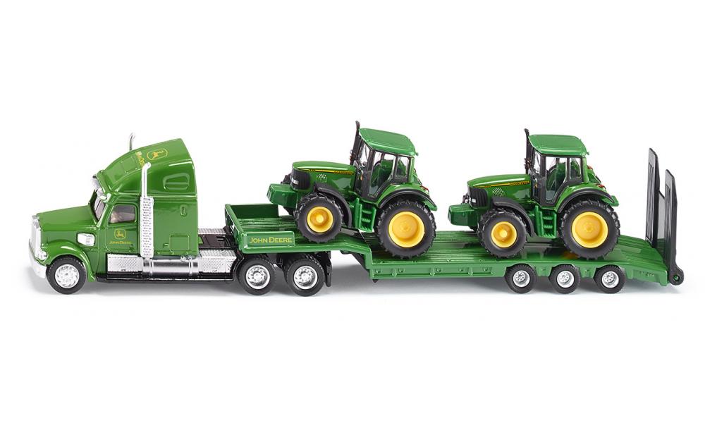 Siku US Low Loader with John Deere Tractors Scale 1:87