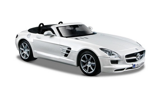 Maisto 1/24 Mercedes-Benz SLS AMG Roadster White