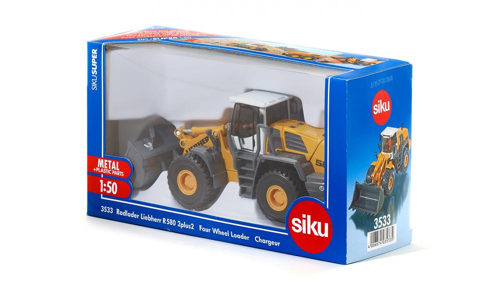 Siku Liebherr L580 Four Wheel Loader Scale 1:50