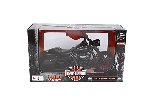 Maisto 2017 Harley Davidson Road King Special Black Motorcycle Model 1/12