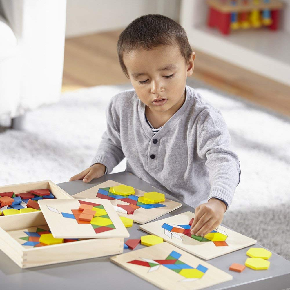 Melissa & Doug Pattern Blocks And Boards