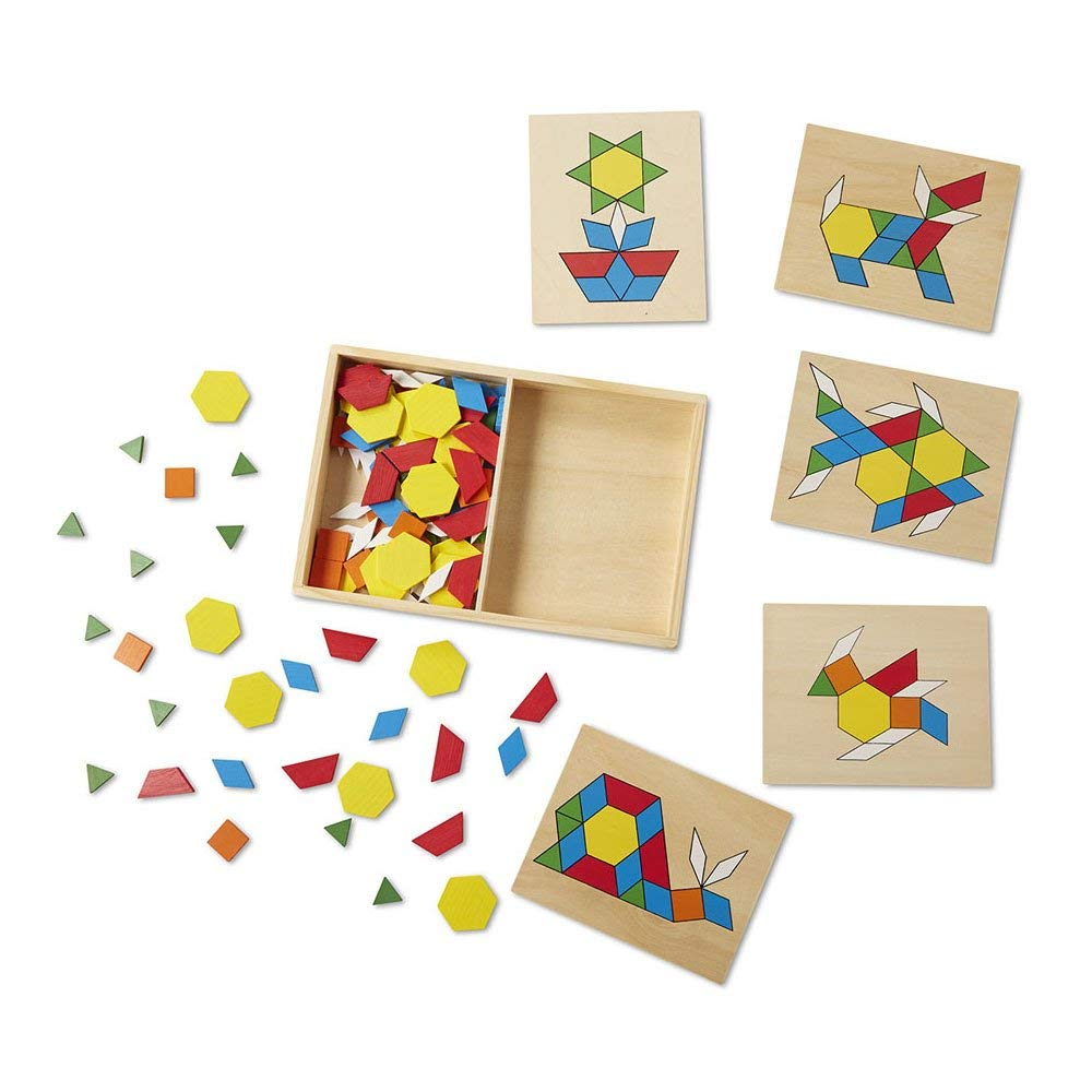 Melissa & Doug Pattern Blocks And Boards