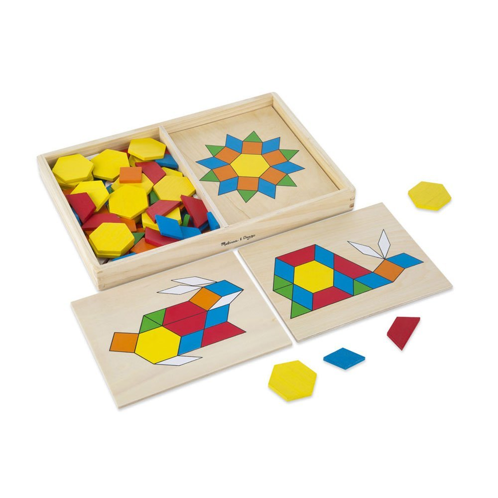 Melissa & Doug Pattern Blocks And Boards