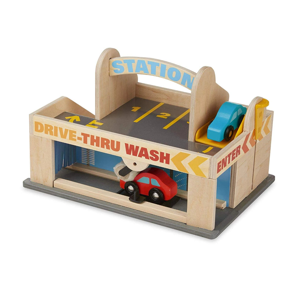 Melissa & Doug Service Station Parking Garage