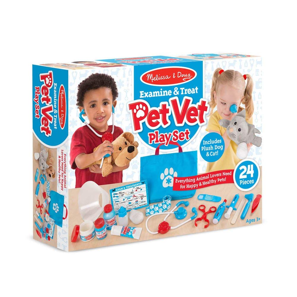 Melissa & Doug Examine and Treat Pet Vet Play Set