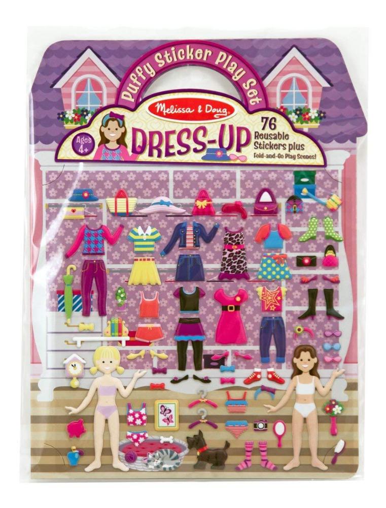 Melissa & Doug Puffy Sticker Activity Book: Dress-Up