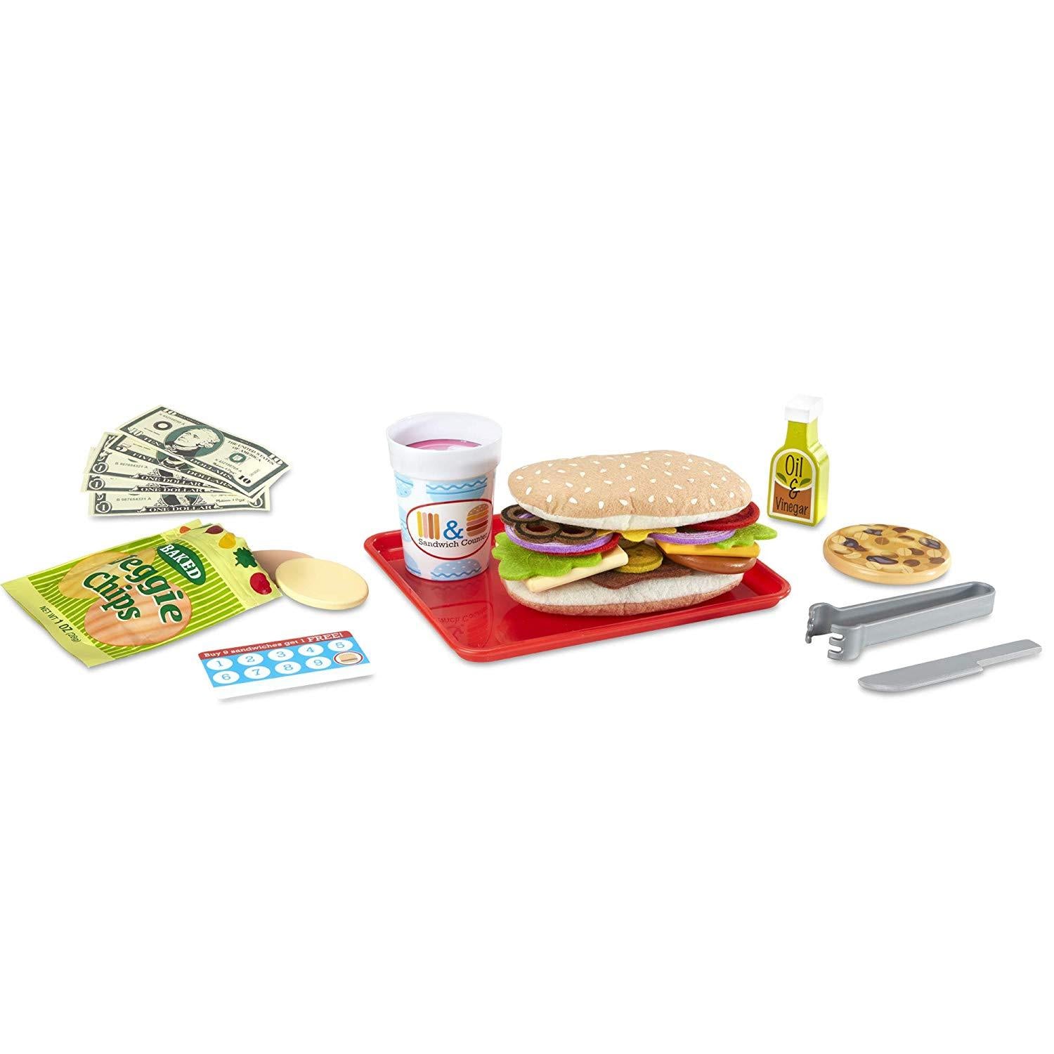 Melissa & Doug Slice & Stack Sandwich Counter