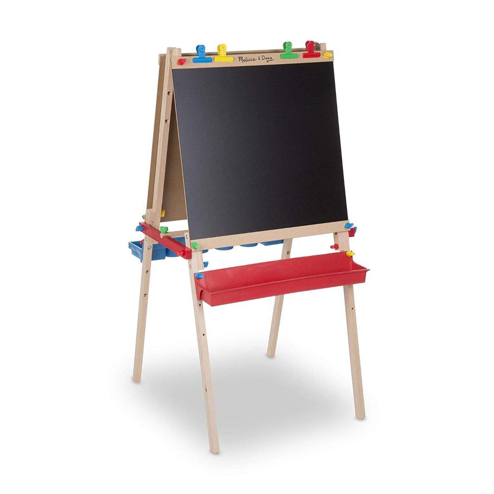 Melissa & Doug Deluxe Wooden Standing Art Easel