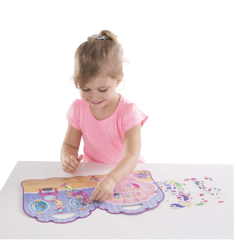 Melissa & Doug Puffy Sticker Activity Book: Mermaids