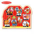 Melissa & Doug Large Farm Jumbo Knob Puzzle - 8 pieces