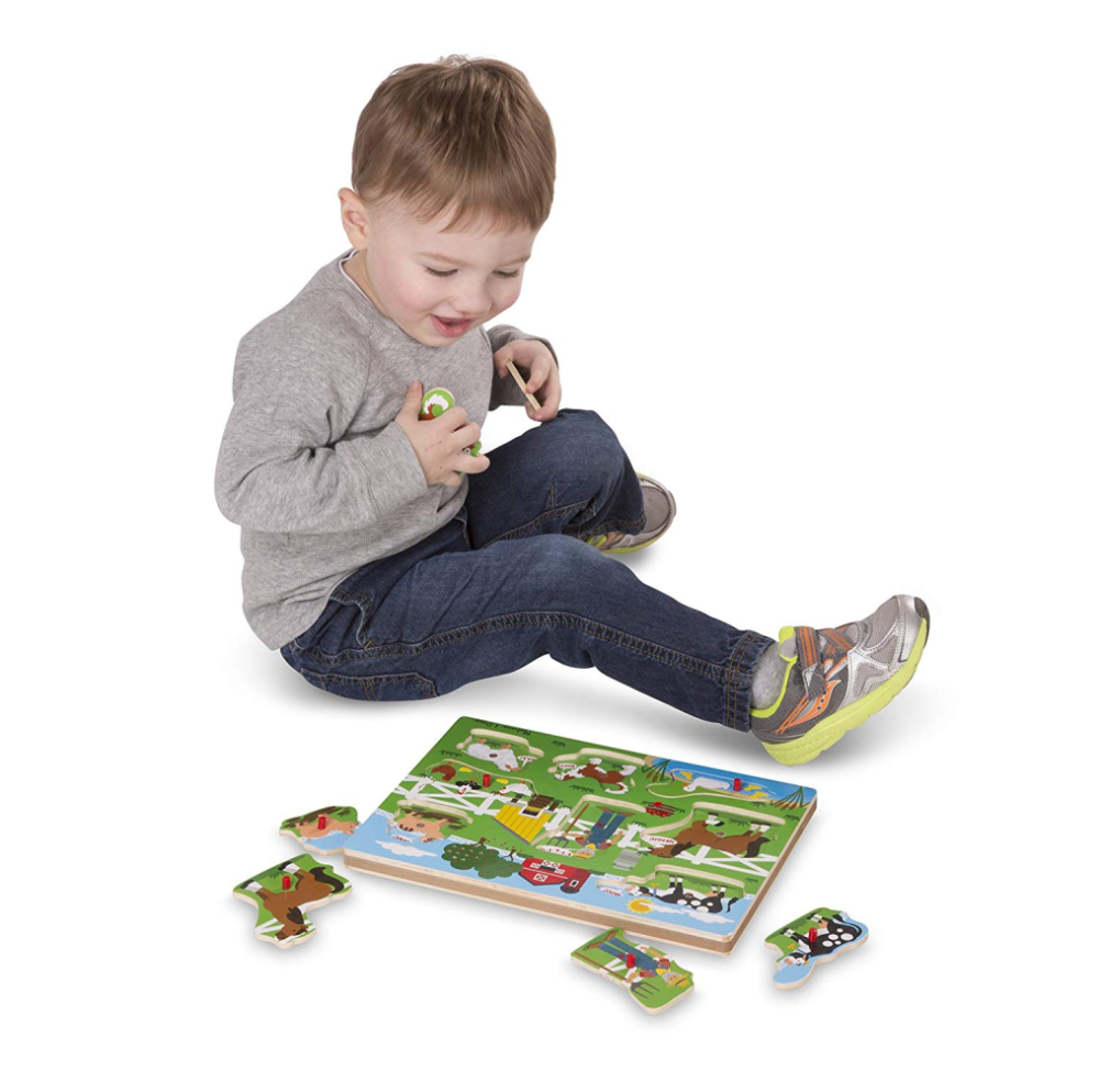 Melissa & Doug Old MacDonald's Farm Sound Puzzle