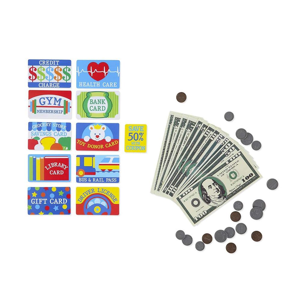 Melissa & Doug Pretend-to-Spend Play Wallet