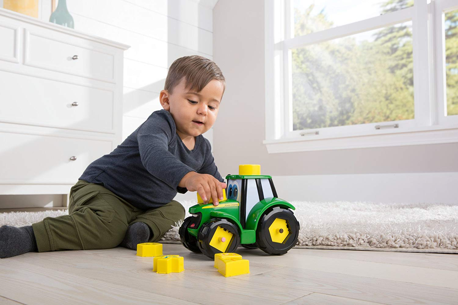 TOMY - John Deere Learn N Pop Johnny Tractor