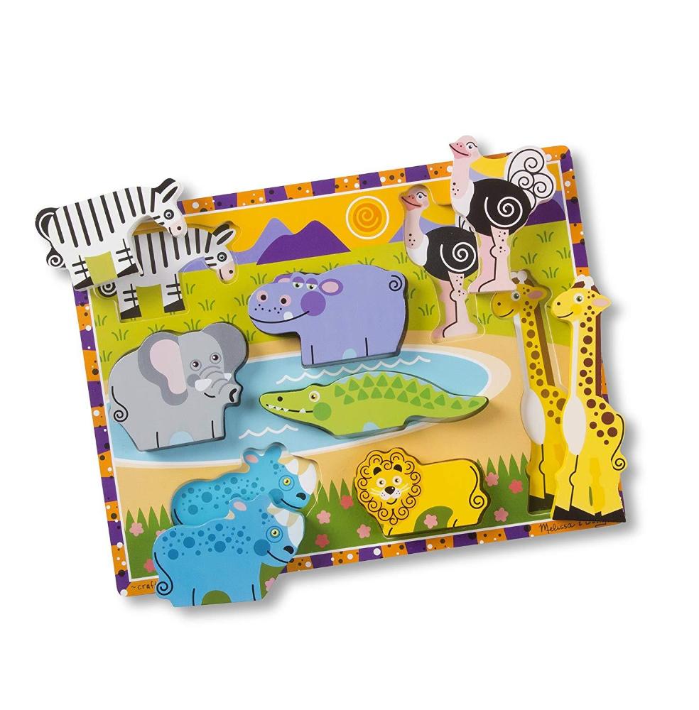 Melissa & Doug Chunky Jigsaw Puzzle - Safari