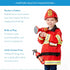 Melissa & Doug Fire Chief Role Play Costume Set