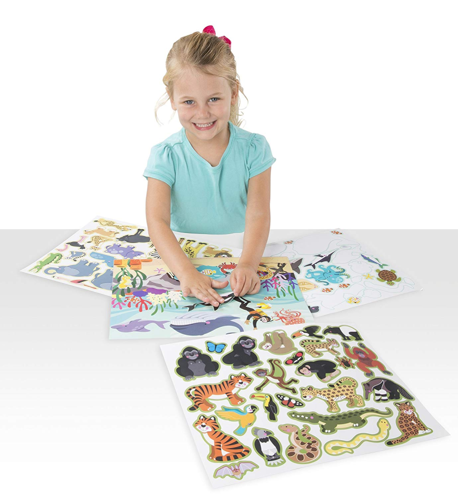 Melissa & Doug Habitats Reusable Sticker Pad