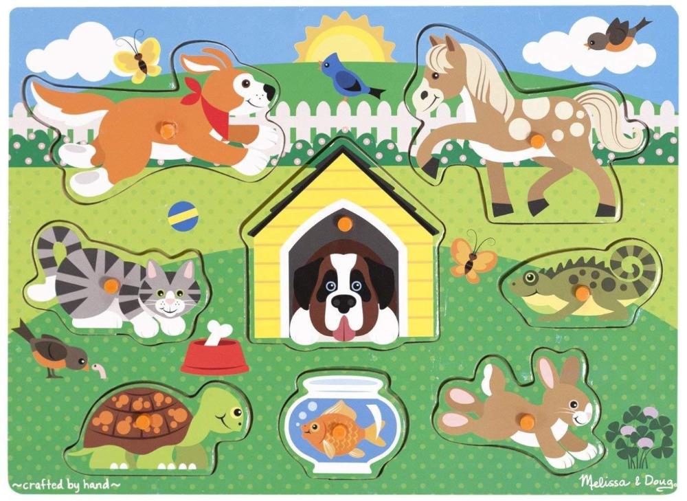 Melissa & Doug Pets Peg Puzzle