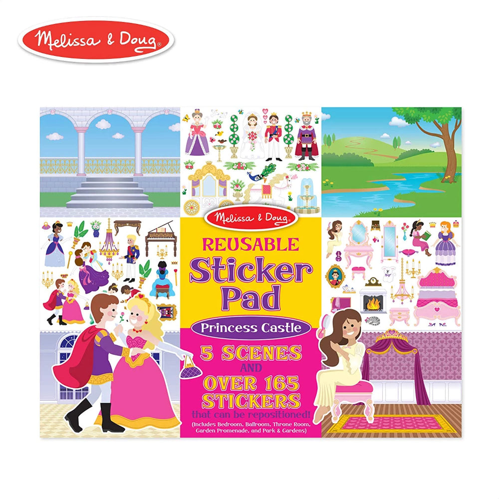 Melissa & Doug Reusable Sticker Pad - Princess Castle