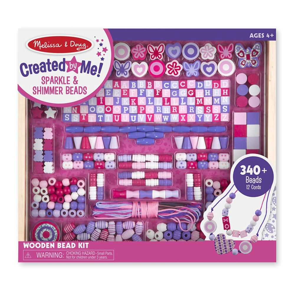 Melissa & Doug Deluxe Collection Wooden Bead Set