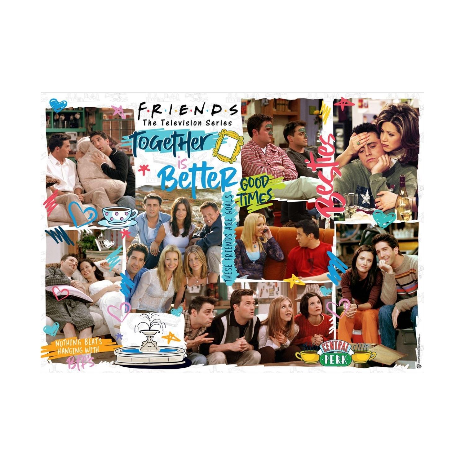 Adult Puzzle FRIENDS Collage Together is Better 1000 Piece