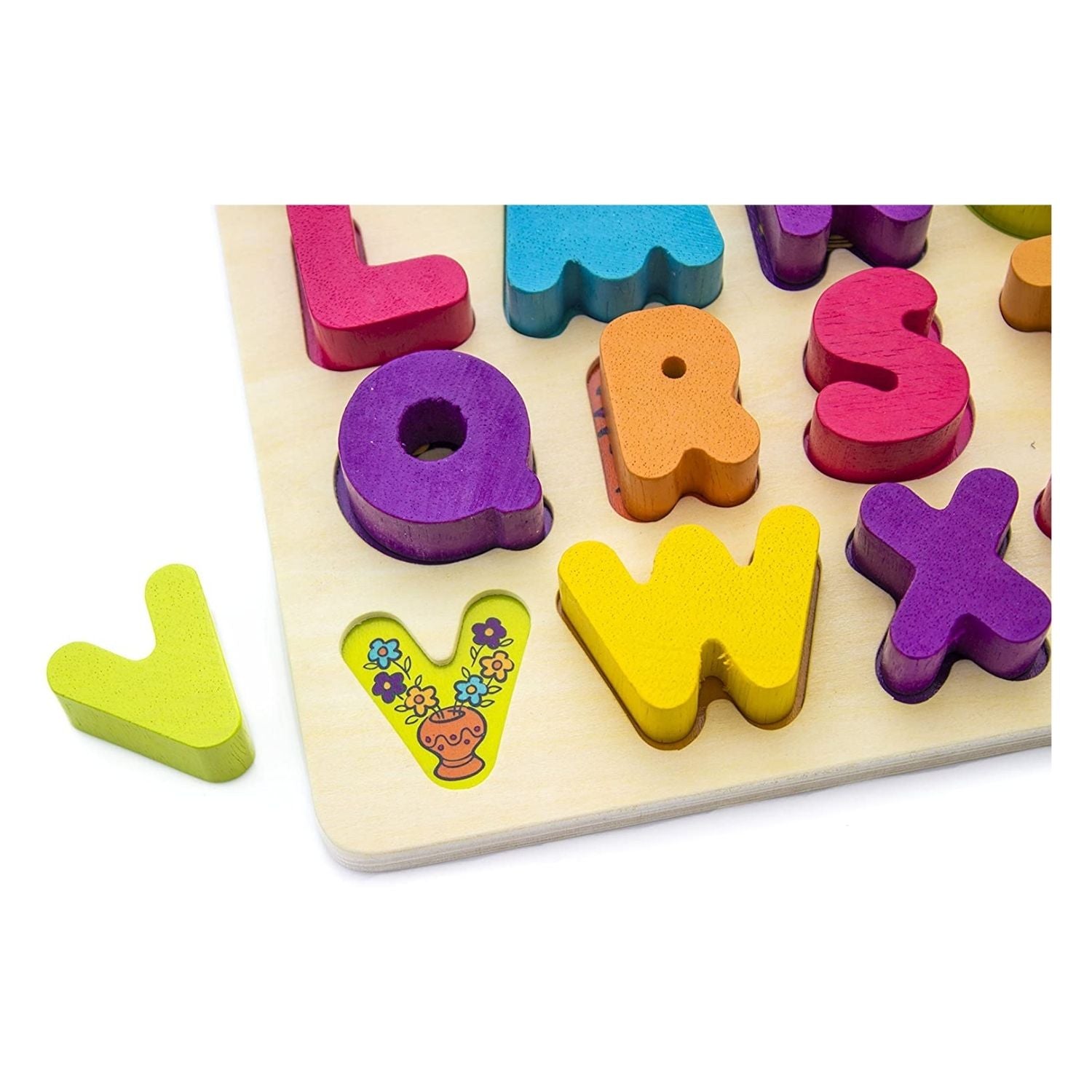 B. Toys Alpha. B. Tical Wooden Alphabet Puzzle