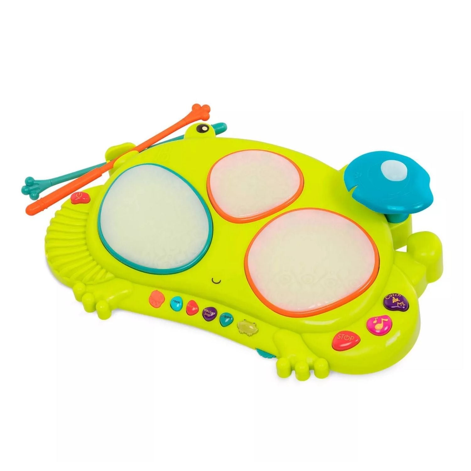 B. Toys Frog Drum Ribbit-Tat-Tat