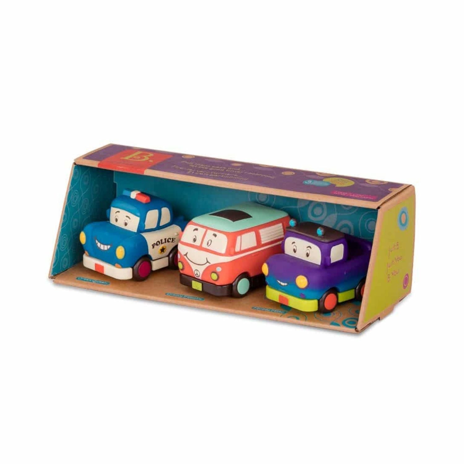 B. Toys Mini Wheee-ls! Mini Pull-Back Vehicles Set